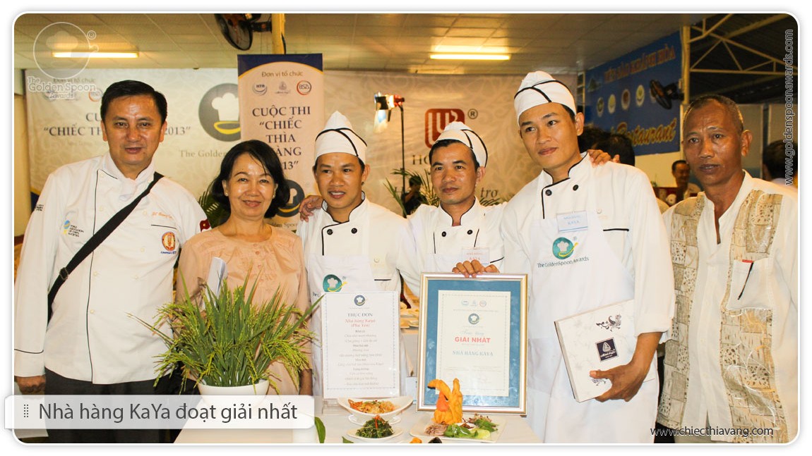 Các đội đạt giải trong vòng sơ kết Chiếc Thìa Vàng 2013 tại Nha Trang