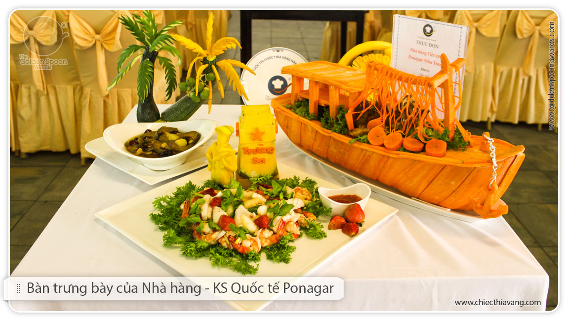 Món ăn trong vòng sơ kết Chiếc Thìa Vàng 2013 tại Nha Trang