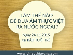 Mời đặt câu hỏi giao lưu về ẩm thực Việt