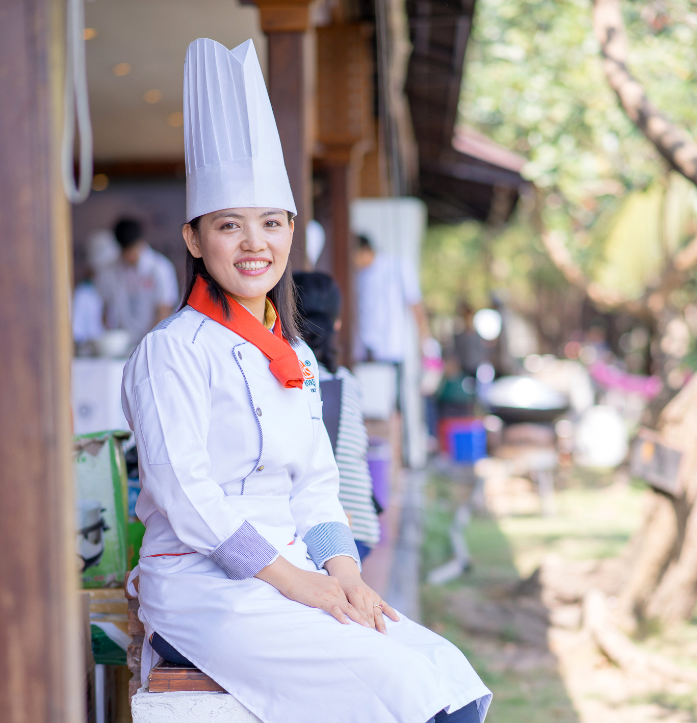 The girl and the fire