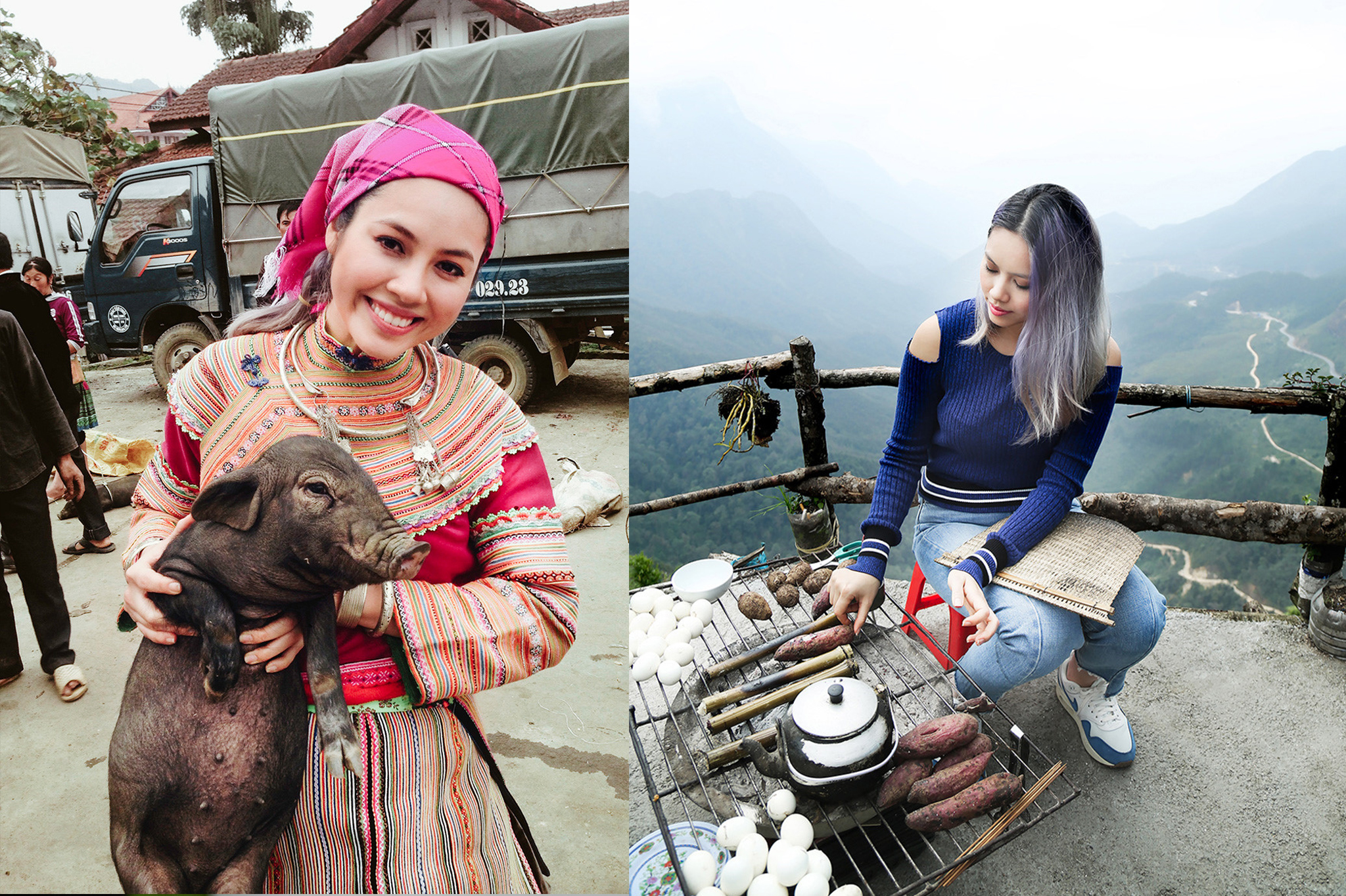 Vũ Hoàng My trải nghiệm du lịch bụi Tây Bắc