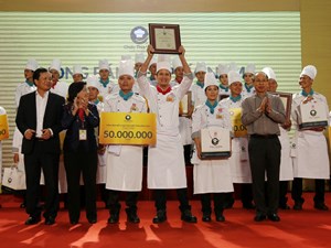 Món ăn fusion giúp các đầu bếp Khu du lịch Bình Quới 1 đoạt giải nhất 50 triệu đồng