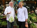 Michelin two-starred Chef Alain Dutournier in H&#224; Nội