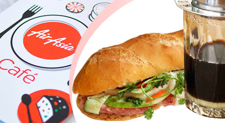 Bánh mì, cà phê Việt có mặt trong menu của hàng không Malaysia