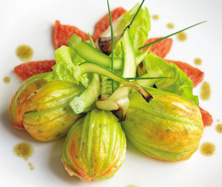 Bông bí, món ăn thời thượng ở Pháp