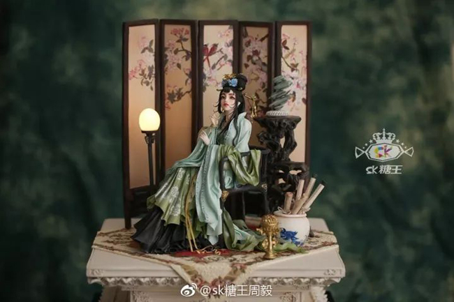 "Tròn mắt" trước những chiếc bánh kem đẹp như tranh truyền thần