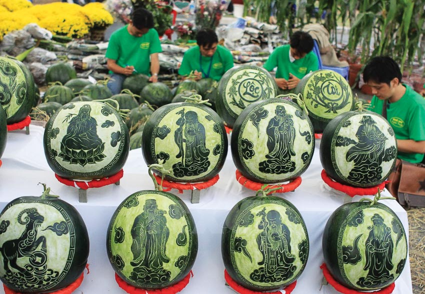 Dưa hấu vuông tròn