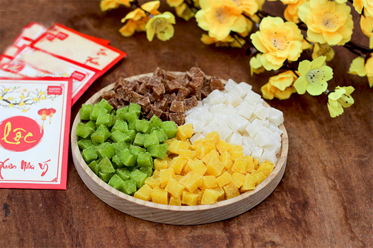 Quả ngũ mứt ngày Tết