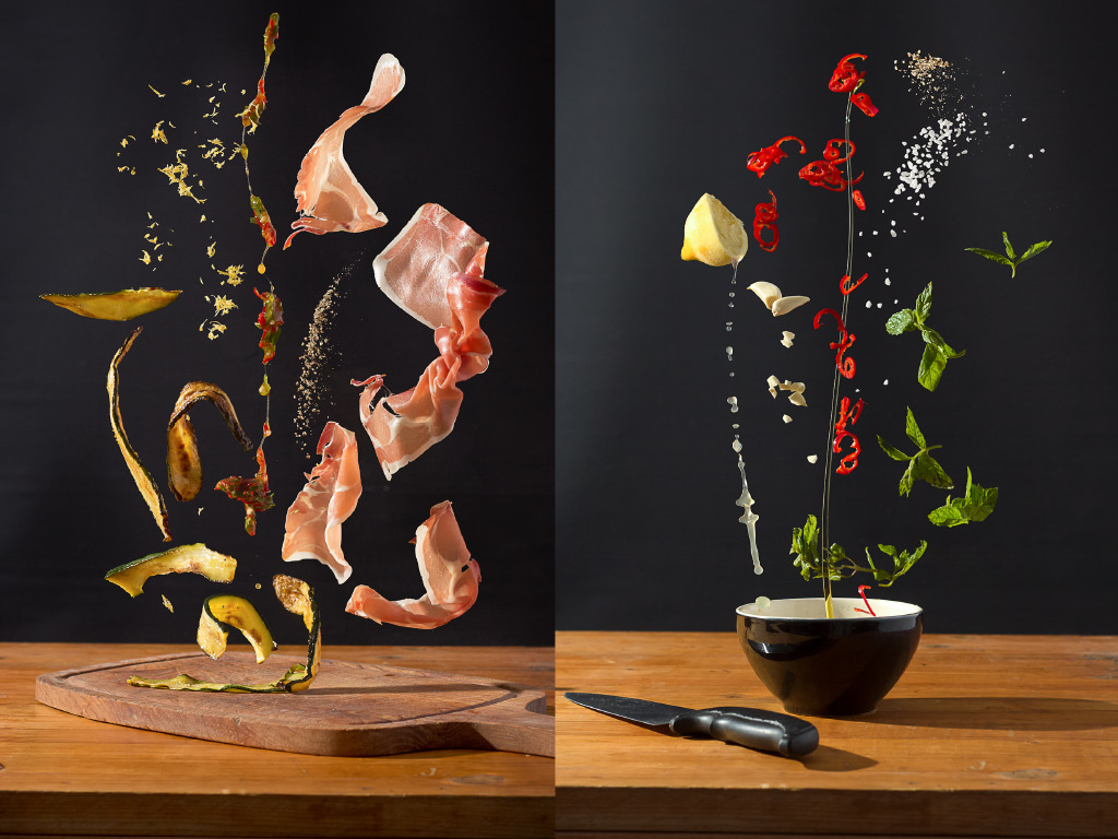 Thức ăn lơ lửng: Trải nghiệm phong cách ẩm thực mới lạ