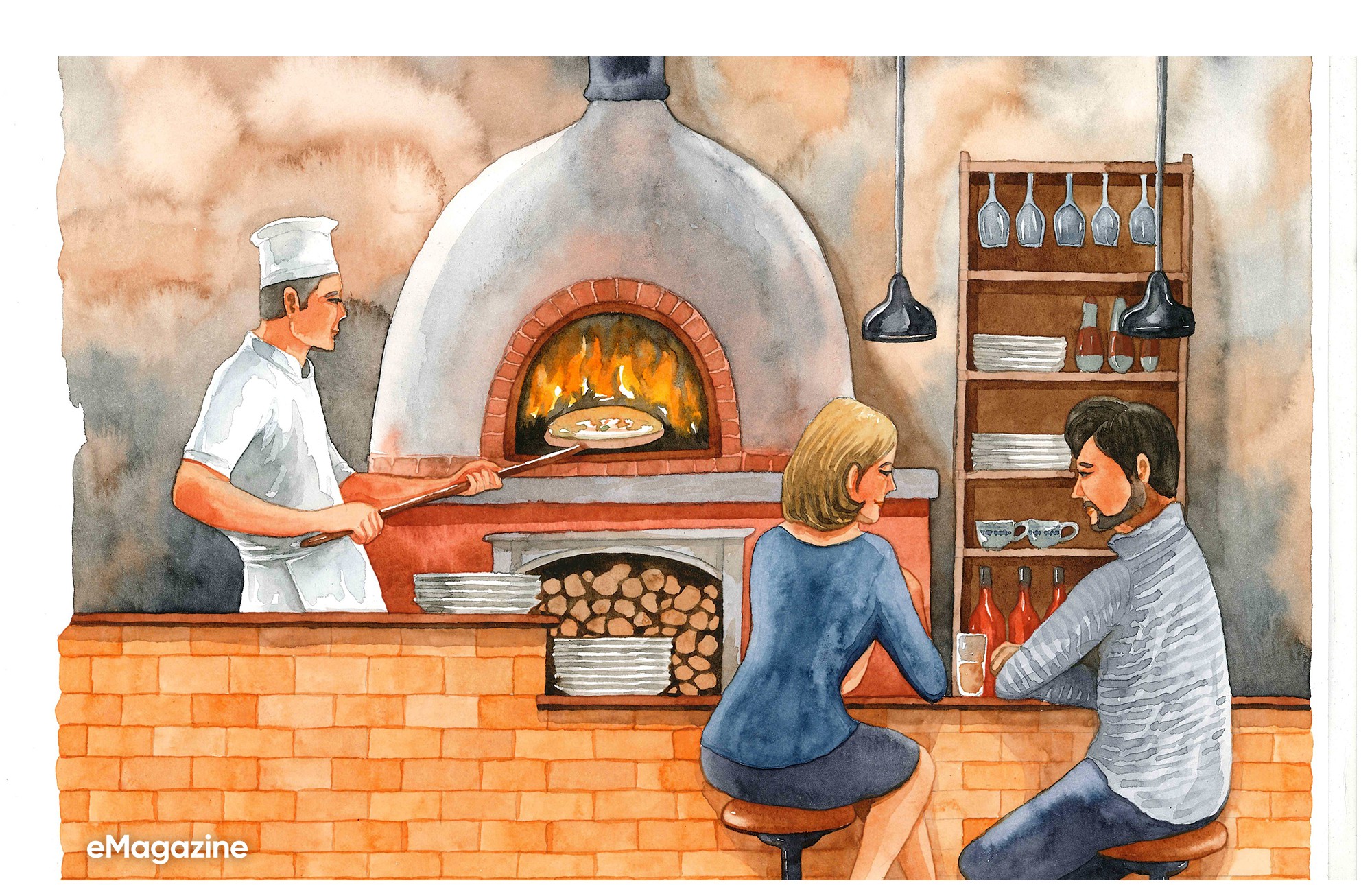 Pizza “lò củi” – niềm tự hào của người Ý