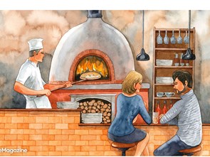 Pizza “lò củi” – niềm tự hào của người Ý